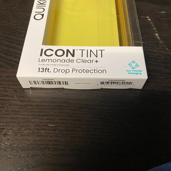 New moto g 5G (2023) QuikCell Icon Tint Lemonade Clear protective phone case - Picture 2 of 3